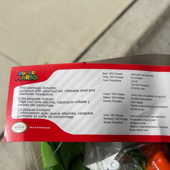 Disguise Super Mario Yoshi Costume - Green and White - Picture 3 of 4